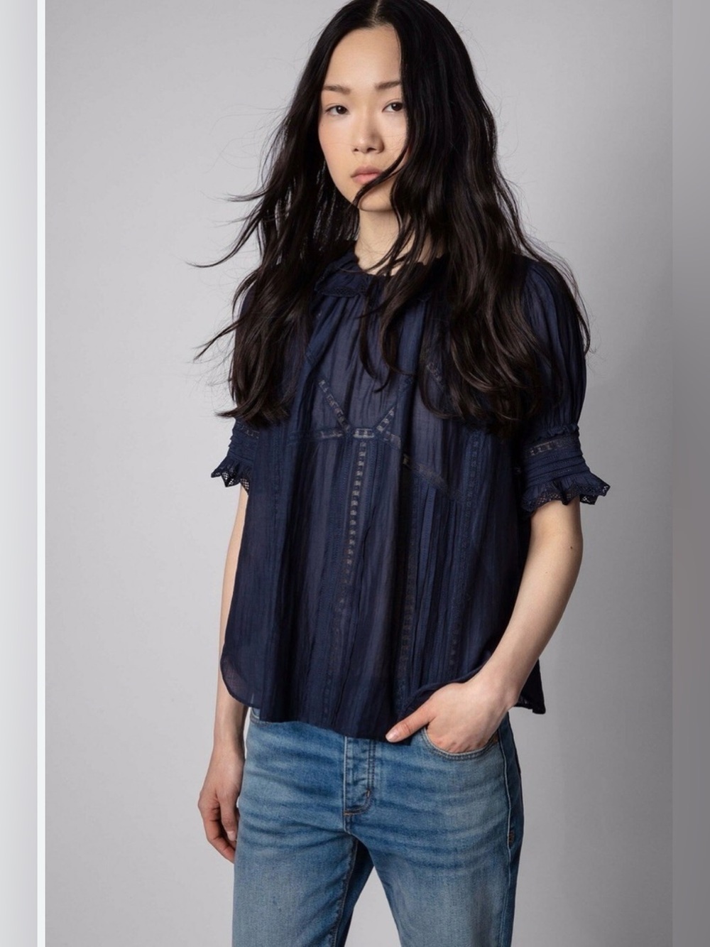 Zadig & Voltaire Womens  Tupel Cotton Shirt L